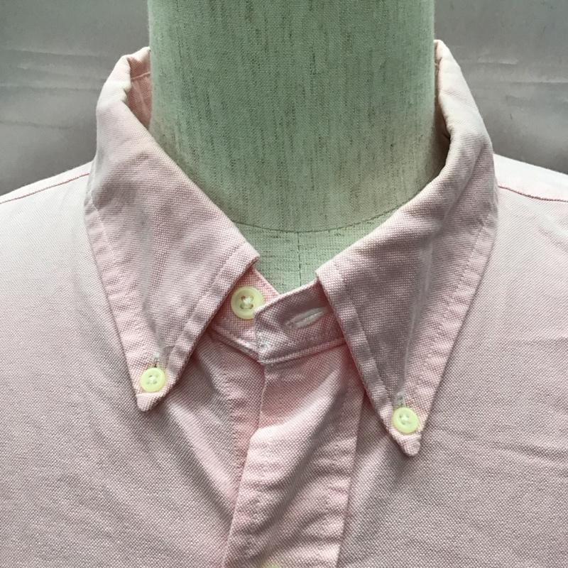 ラルフローレン RALPHLAUREN シャツ、ブラウス 長袖 長袖シャツ カラーシャツ ポケットシャツ 長袖カットソー ボタンダウンシャツ XXL ロゴ、文字 桃 / ピンク /  メンズ USED 古着 中古 10117448