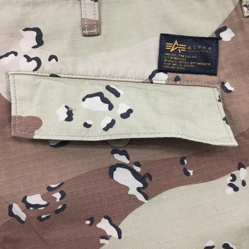アルファ ALPHA パンツ ワークパンツ、ペインターパンツ TB1058-136 テーパード カーゴパンツ 迷彩 カモ柄 M 総柄 ベージュ / ベージュ / X 茶 / ブラウン / X 黒 / ブラック /  メンズ USED 古着 中古 10119765