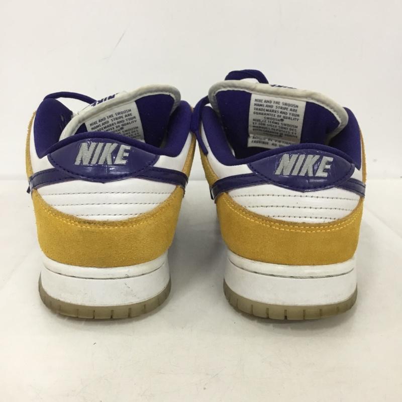 ナイキ NIKE スニーカー スニーカー BQ6817-800 SB DUNK LOW PRO 26cm 箱有 26.0cm ロゴ、文字 白 / ホワイト / X 橙 / オレンジ / X 紫 / パープル /  メンズ USED 古着 中古 10150369
