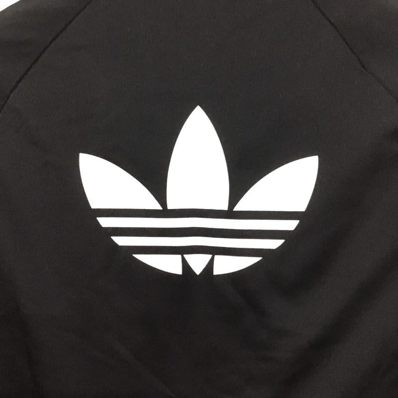 アディダス adidas ジャケット、上着 ジャンパー、ブルゾン BK5931 スーパースタートラックトップ プリント X ロゴ、文字 黒 / ブラック /  レディース USED 古着 中古 10139942