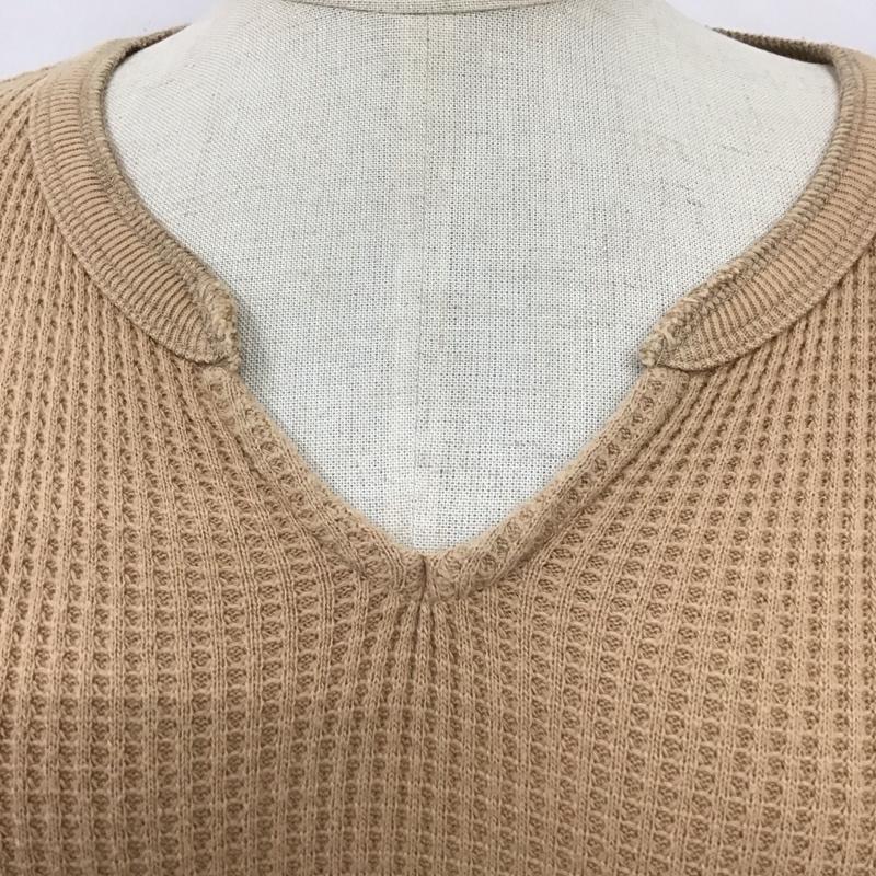 フリークスストア FREAK S STORE ワンピース ロングスカート 183-3123 ワッフル 長袖 FREE 無地 ベージュ / ベージュ /  レディース USED 古着 中古 10114981