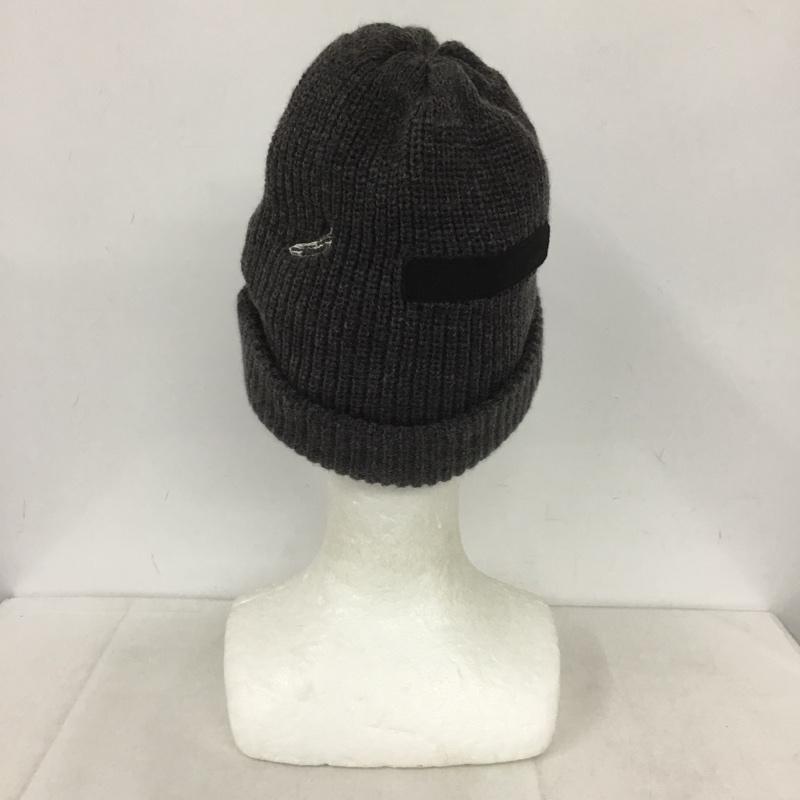 カシラ CA4LA 帽子 ニット帽 ANDY WARHOL ART KNITCAP バナナワッペン ロゴ、文字 チャコールグレー / チャコールグレー /  メンズ USED 古着 中古 10138139