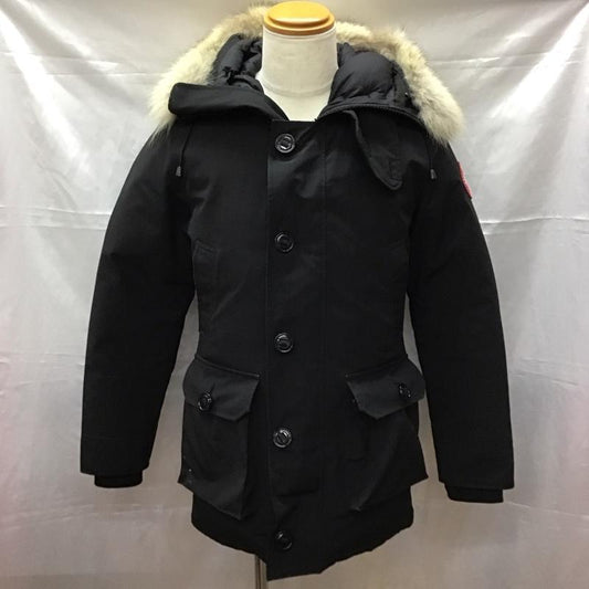 カナダグース CANADA GOOSE コート ダウンコート 68F8490 ダウンジャケット S ロゴ、文字 黒 / ブラック /  メンズ USED 古着 中古 10112404
