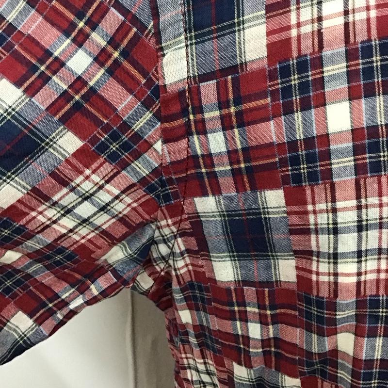 バーバリーブラックレーベル BURBERRY BLACK LABEL シャツ、ブラウス 半袖 半袖シャツ カラーシャツ 半袖カットソー チェックシャツ 3 チェック マルチカラー / マルチカラー /  メンズ USED 古着 中古 10114636