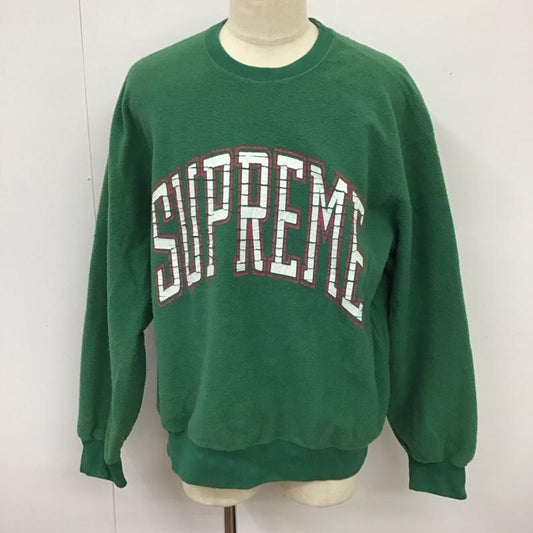 シュプリーム Supreme トレーナー 長袖 長袖 L ロゴ、文字 緑 / グリーン /  メンズ USED 古着 中古 10115139