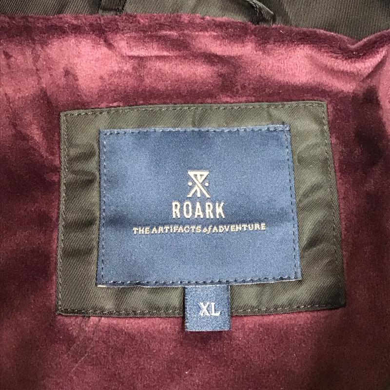 ロアーク リバイバル ROARK REVIVAL ジャケット、上着 ジャンパー、ブルゾン rjj955 ロアークリバイバルジャケット スカジャン ジップアップジャケット XL ロゴ、文字 黒 / ブラック /  メンズ USED 古着 中古 10111797