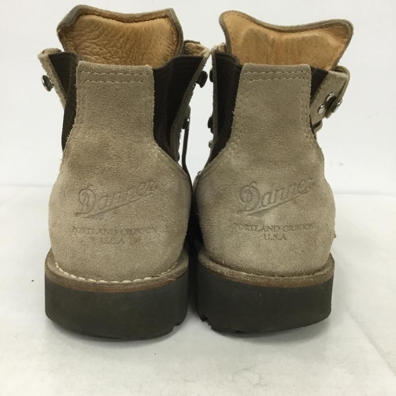 ダナー Danner アウトドアシューズ アウトドアシューズ D217610 VERTIGO LIGHT マウンテンブーツ 8 ロゴ、文字 ベージュ / ベージュ / X 茶 / ブラウン /  メンズ USED 古着 中古 10140165
