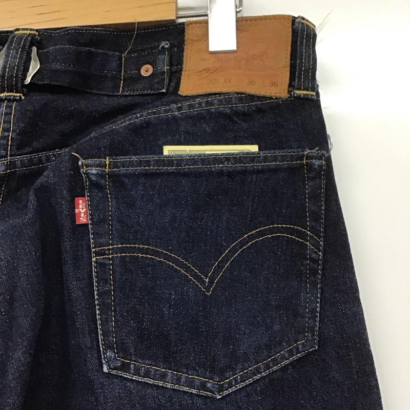リーバイス Levi s パンツ デニム、ジーンズ 201 0003 201XX USA製 復刻 W36 L36 36インチ 無地 インディゴ / インディゴ /  メンズ USED 古着 中古 10107642