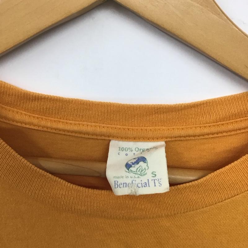 パタゴニア patagonia Tシャツ 長袖 S プリント X ロゴ、文字 橙 / オレンジ /  メンズ USED 古着 中古 10141184