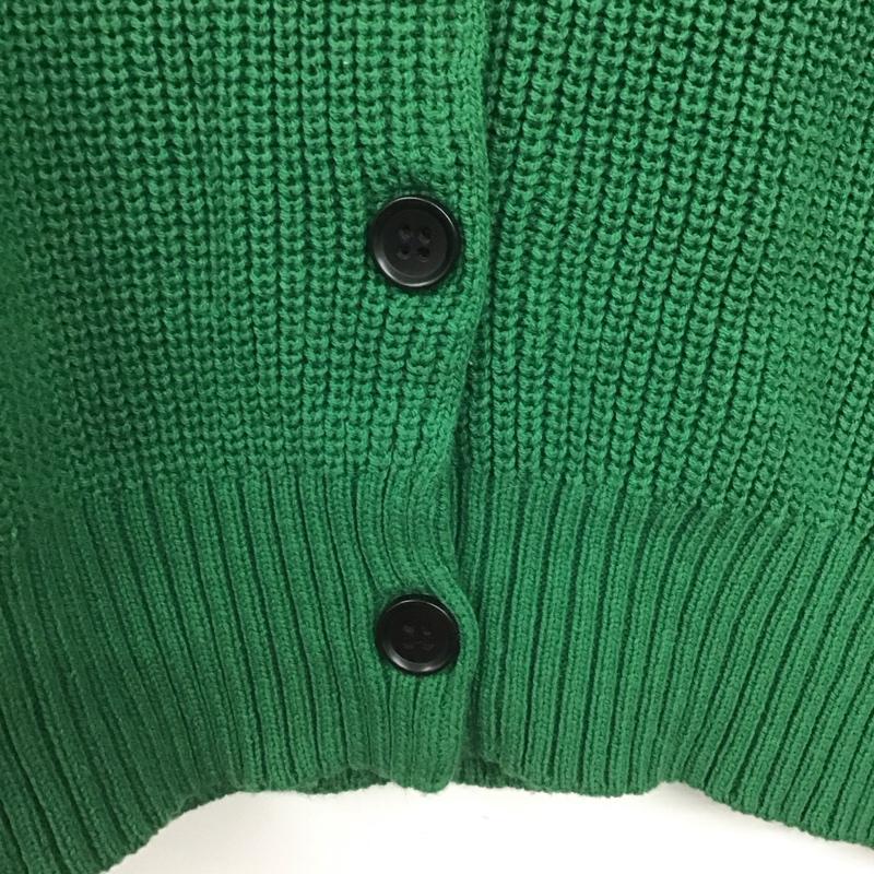 ニコアンド niko and... カーディガン 長袖 NKN25680CF 襟付きニットカーディガン FREE 無地 緑 / グリーン /  レディース USED 古着 中古 10146396