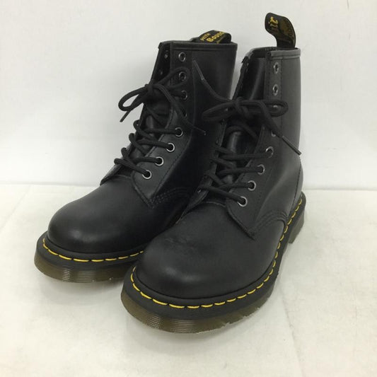 ドクターマーチン Dr.Martens ブーツ 一般 11822 8ホール レースアップブーツ UK4 US：6 無地 黒 / ブラック /  レディース USED 古着 中古 10138545