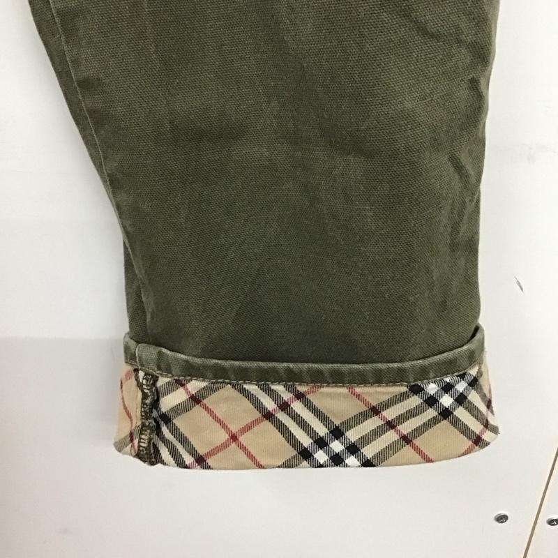 バーバリー BURBERRY パンツ ワークパンツ、ペインターパンツ BQ064-240-65 160A-160-66 ストレッチ 無地 カーキ / カーキ /  レディース USED 古着 中古 10133700
