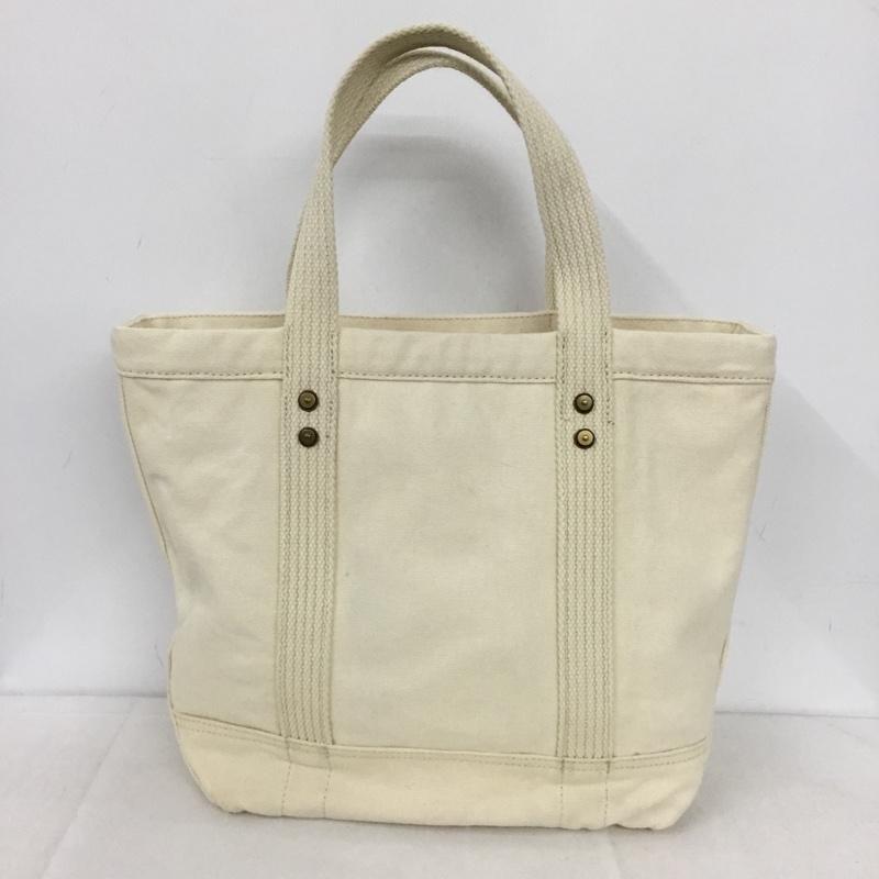 ポロラルフローレン POLO RALPH LAUREN トートバッグ トートバッグ ポロベア キャンバス ワンポイント アイボリー / アイボリー /  レディース USED 古着 中古 10142098