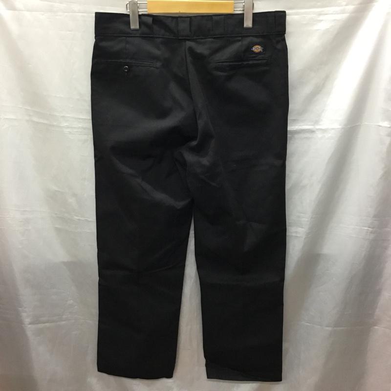 ディッキーズ Dickies パンツ ワークパンツ、ペインターパンツ ワークパンツ ワイドパンツ カジュアルパンツ 36 無地 黒 / ブラック /  メンズ USED 古着 中古 10115776
