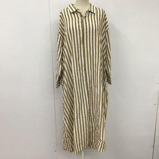 オペークドットクリップ OPAQUE.CLIP ワンピース ロングスカート シャツワンピース M ストライプ マルチカラー / マルチカラー /  レディース USED 古着 中古 10113980