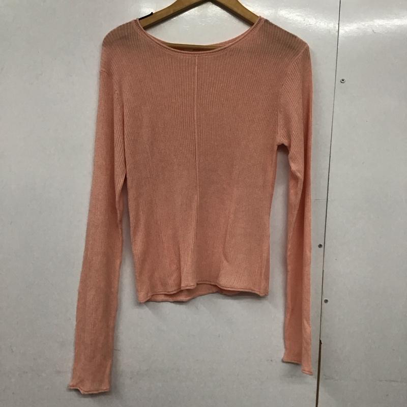 ディスコート Discoat カットソー 長袖 FREE 無地 桃 / ピンク /  レディース USED 古着 中古 10144262