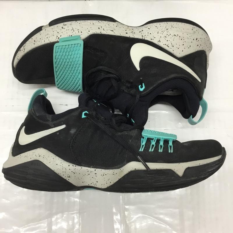 ナイキ NIKE スニーカー スニーカー 878628-002 PG1EP 27.5cm 27.5cm ワンポイント 黒 / ブラック / X 水色 / ライトブルー /  メンズ USED 古着 中古 10107581
