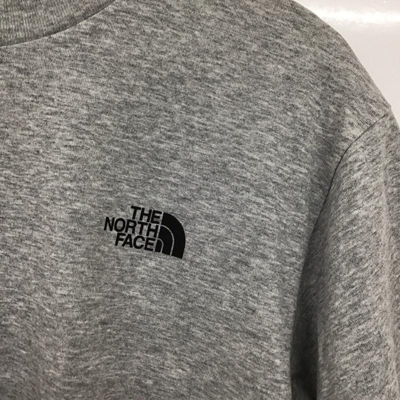 ザノースフェイス THE NORTH FACE Tシャツ 半袖 nt32459 ナチュラルフェノメノン 半袖カットソー プリントTシャツ M ロゴ、文字 灰 / グレー /  メンズ USED 古着 中古 10128700