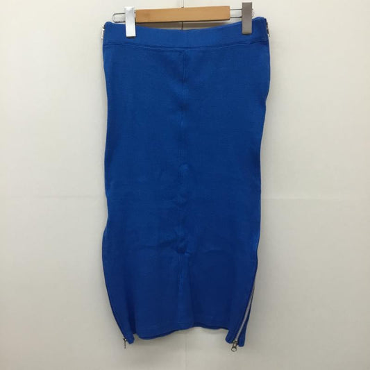 ステューシーウィメン Stussy Women スカート ひざ丈スカート M ロゴ、文字 青 / ブルー /  レディース USED 古着 中古 10138286