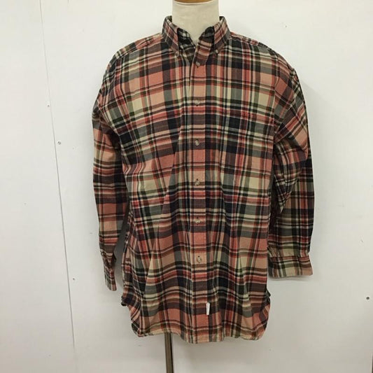 古着 USED シャツ、ブラウス 長袖 長袖シャツ チェックシャツ カラーシャツ ボタンダウンシャツ L チェック マルチカラー / マルチカラー /  メンズ USED 古着 中古 10126273