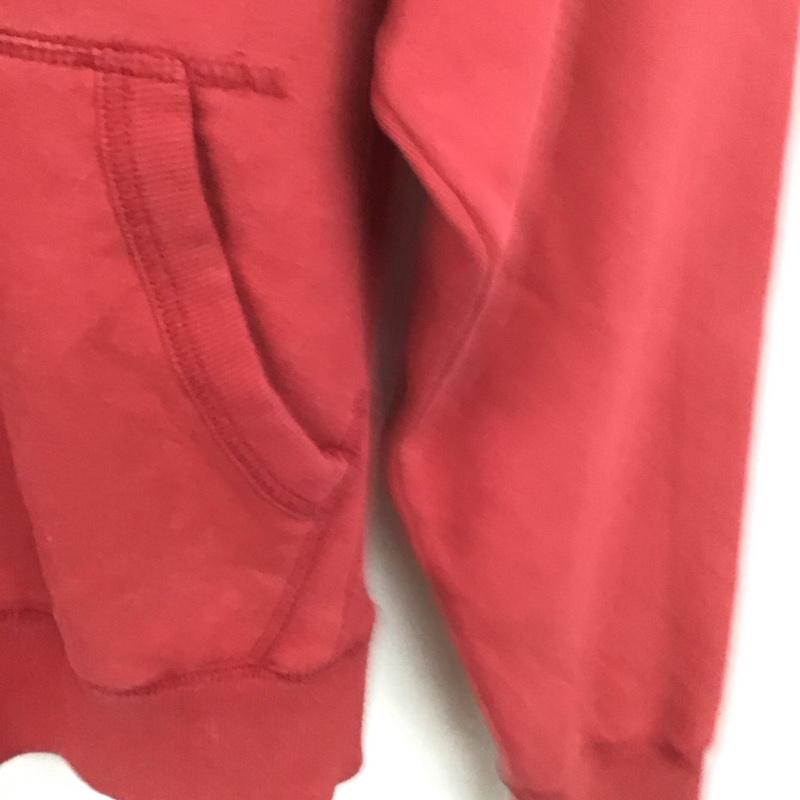 古着 USED パーカー 長袖 長袖パーカー プルオーバーパーカー スウェット 古着 S ロゴ、文字 赤 / レッド /  メンズ USED 古着 中古 10148191