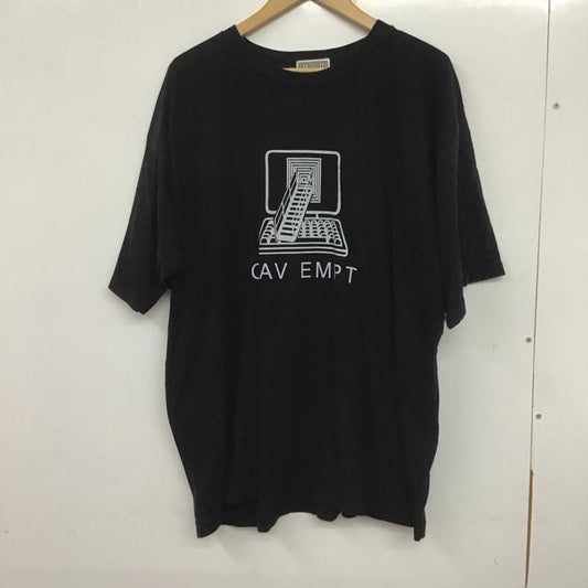 シーイー C.E Tシャツ 半袖 半袖カットソー プリントTシャツ クルーネックカットソー L プリント 黒 / ブラック /  メンズ USED 古着 中古 10139735