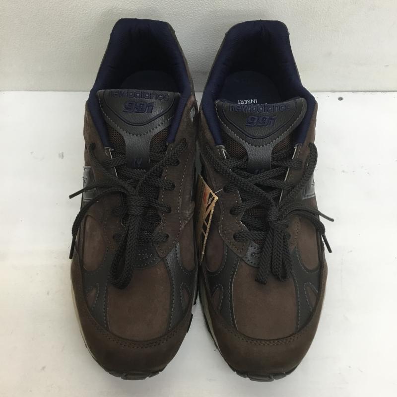 ニューバランス New Balance スニーカー スニーカー M991NBB US：10.5 ロゴ、文字 ダークブラウン / ダークブラウン /  メンズ USED 古着 中古 10105900