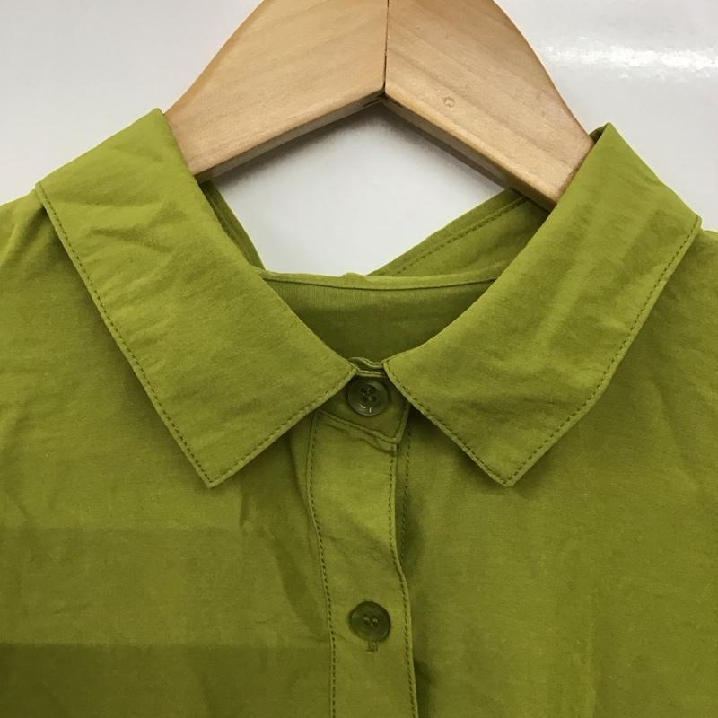 レプシィム LEPSIM シャツ、ブラウス 長袖 FREE 無地 黄緑 / イエローグリーン /  レディース USED 古着 中古 10142251