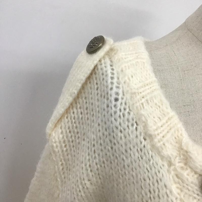 ジルスチュアート JILLSTUART ニット、セーター 七分袖 092-270359 M 無地 アイボリー / アイボリー /  レディース USED 古着 中古 10107559