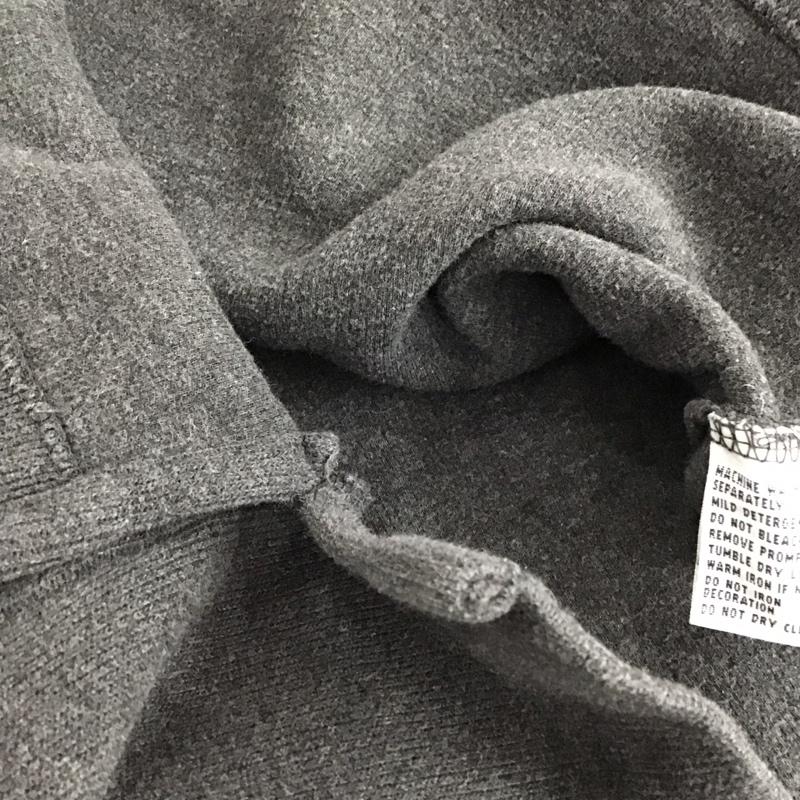 ポロバイラルフローレン Polo by RALPH LAUREN トレーナー 長袖 長袖トレーナー スウェット ジップアップネック プルオーバー M ロゴ、文字 灰 / グレー /  メンズ USED 古着 中古 10141263