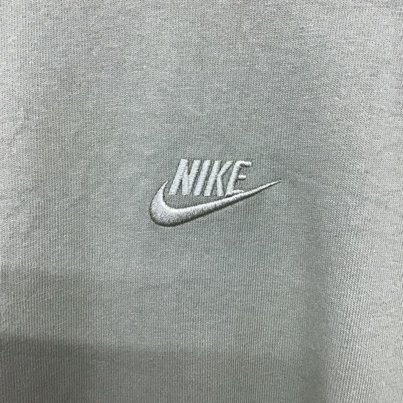 ナイキ NIKE カットソー 長袖 長袖カットソー ロゴカットソー クルーネック XL ロゴ、文字 カーキ / カーキ /  メンズ USED 古着 中古 10132719