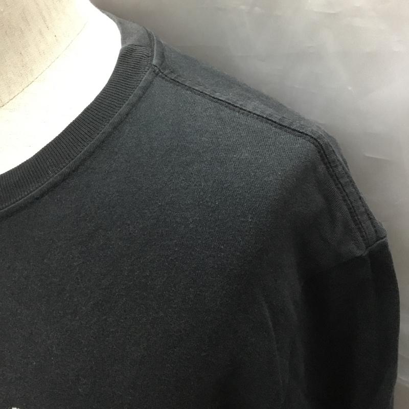 パタゴニア patagonia Tシャツ 半袖 半袖カットソー プリントTシャツ クルーネックカットソー M ロゴ、文字 黒 / ブラック /  メンズ USED 古着 中古 10116711