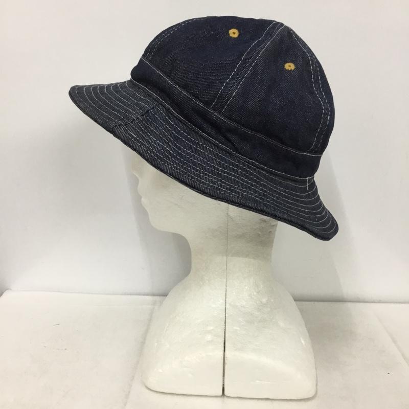 ラウンドハウス ROUND HOUSE 帽子 ハット メトロハット デニム帽 無地 インディゴ / インディゴ /  メンズ USED 古着 中古 10136472