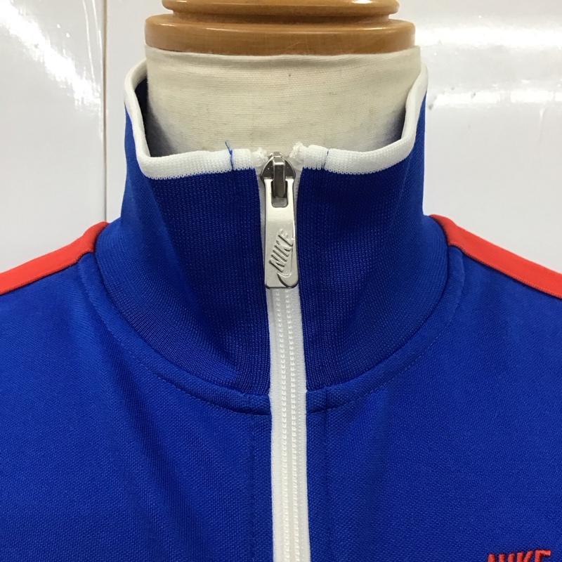ナイキ NIKE ジャケット、上着 ジャンパー、ブルゾン ジップアップジャケット ジャンパー ジャケット カジュアルジャケット アウター S ロゴ、文字 青 / ブルー / X 赤 / レッド /  メンズ USED 古着 中古 10115123