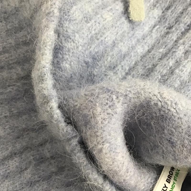 リリー ブラウン Lily Brown キャミソール キャミソール lwnt235809 ニットビスチェ ONE SIZE 無地 青 / ブルー /  レディース USED 古着 中古 10143008