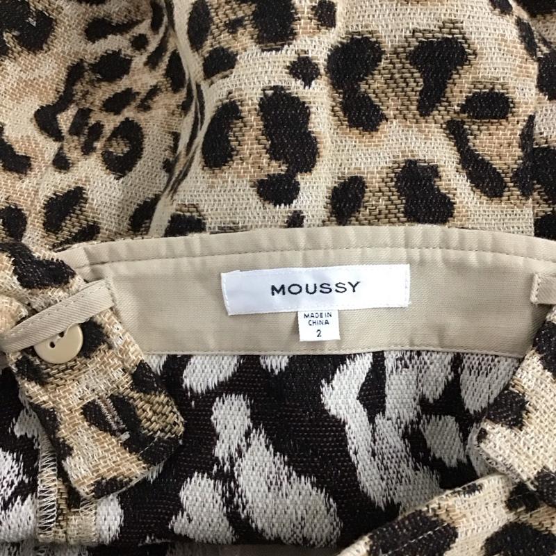 マウジー MOUSSY ワンピース ロングスカート 010cse30-1370 ジャンパースカート フロントボタン 2 ヒョウ柄・レオパード柄 マルチカラー / マルチカラー /  レディース USED 古着 中古 10141298