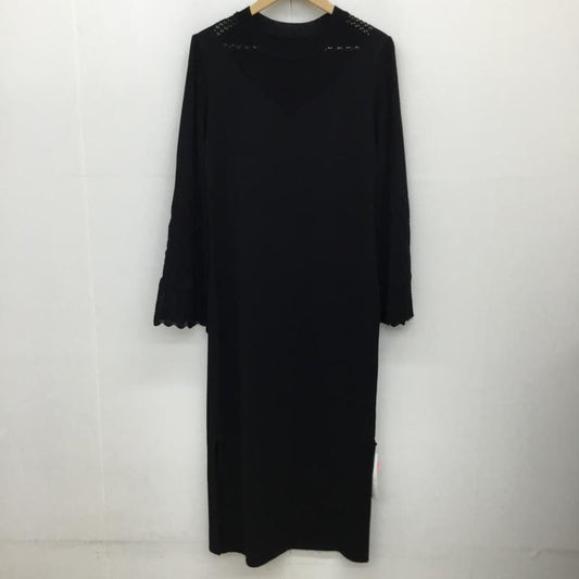 ココ ディール COCO DEAL ワンピース ロングスカート 1 無地 黒 / ブラック /  レディース USED 古着 中古 10134746