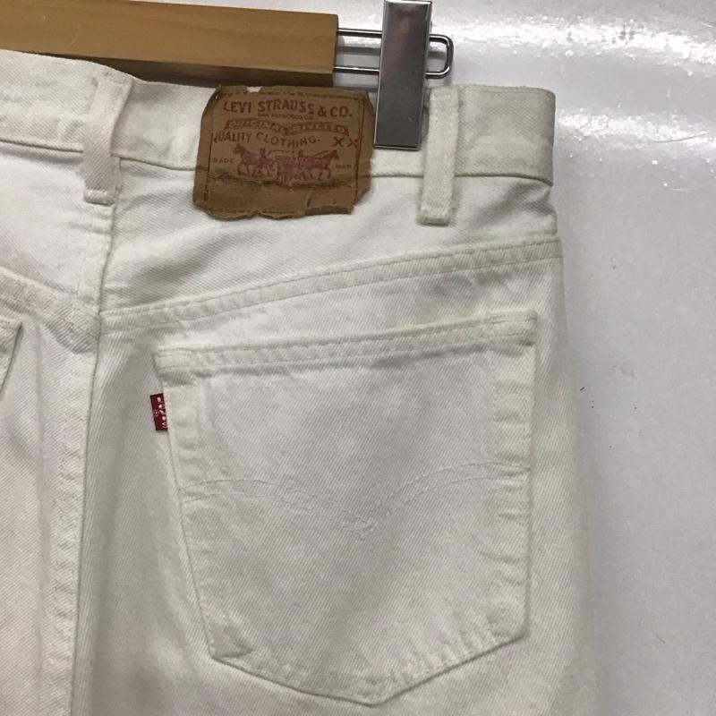 リーバイストラウスアンドコー Levi Strauss & co. パンツ デニム、ジーンズ デニムパンツ ワイドパンツ カジュアルパンツ 無地 白 / ホワイト /  メンズ USED 古着 中古 10145304