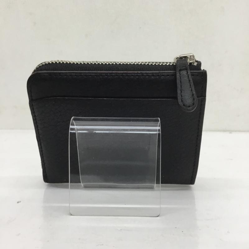 ユーズドクロージング used clothes 財布 コンパクト財布 GANZO 鹿革 無地 黒 / ブラック /  メンズ USED 古着 中古 10112614