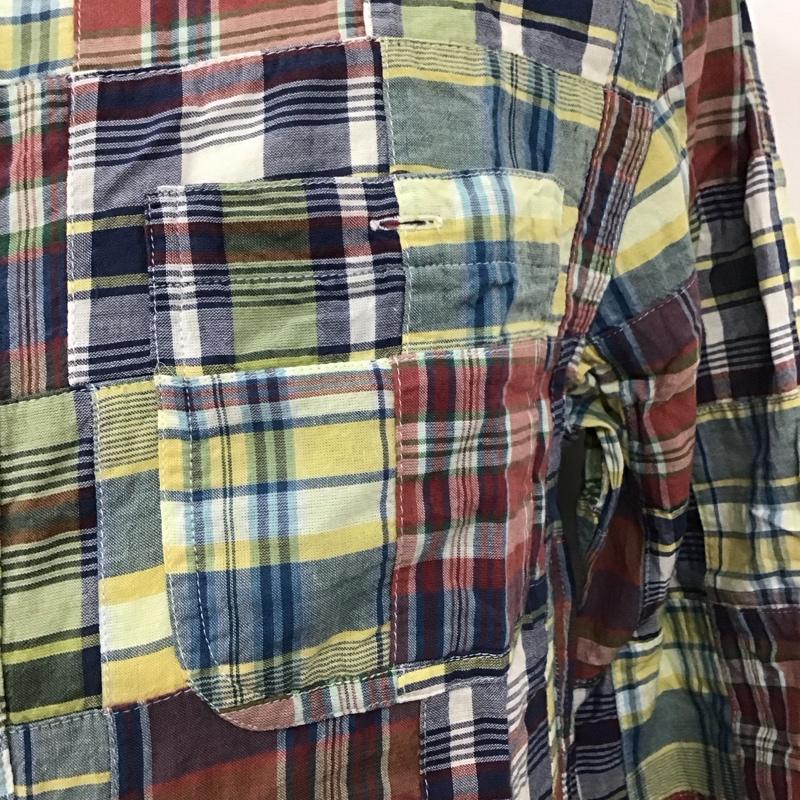 エディーバウアー Eddie Bauer シャツ、ブラウス 長袖 ボタンダウン パッチワーク S 刺繍 マルチカラー / マルチカラー /  メンズ USED 古着 中古 10112915