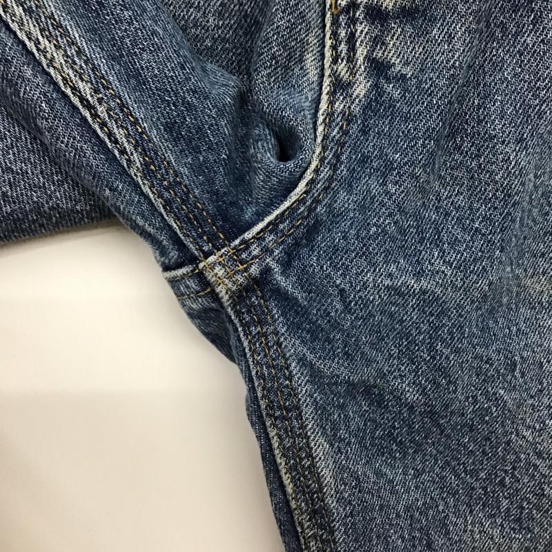 カーハート Carhartt パンツ デニム、ジーンズ デニムパンツ ストレートパンツ ワイドパンツ カジュアルパンツ 30インチ ロゴ、文字 インディゴ / インディゴ /  メンズ USED 古着 中古 10119123