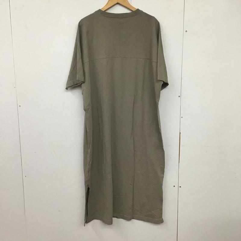 カブー KAVU ワンピース ロングスカート FREE 無地 カーキ / カーキ /  レディース USED 古着 中古 10133992