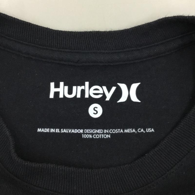ハーレー Hurley Tシャツ 半袖 クルーネック プリント S ロゴ、文字 黒 / ブラック /  メンズ USED 古着 中古 10115535