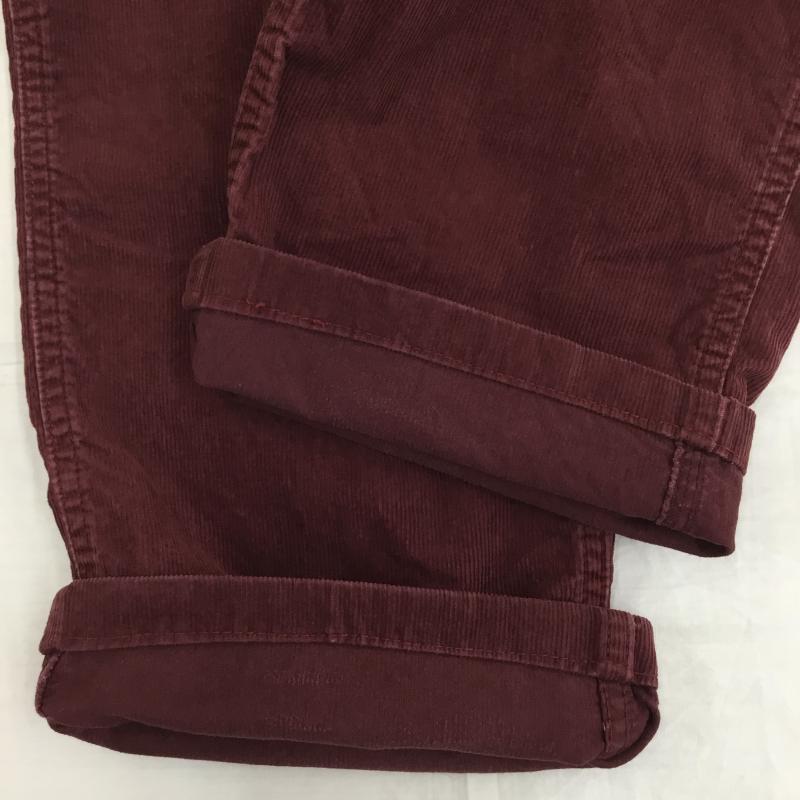 グラミチ GRAMICCI パンツ ワークパンツ、ペインターパンツ コーデュロイパンツ L 無地 えんじ / ワインレッド /  メンズ USED 古着 中古 10140173