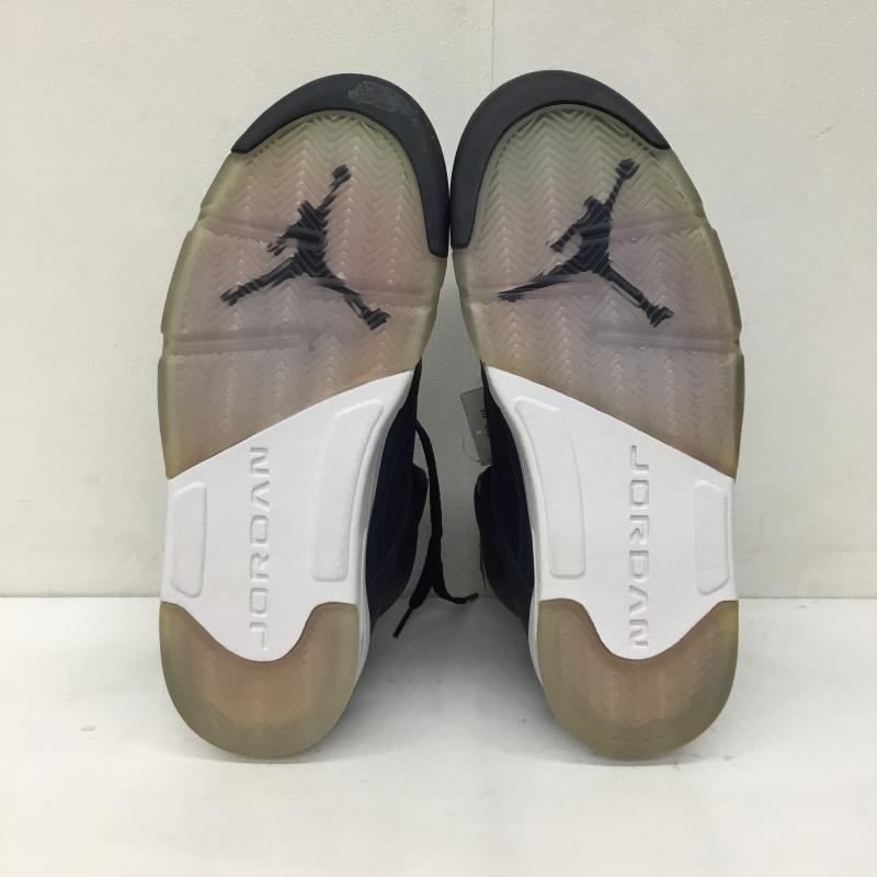 ナイキ NIKE スニーカー スニーカー 136027-416 Air Jordan 5 Retro Bronze 26.0cm ロゴ、文字 紺 / ネイビー / X 桃 / ピンク /  メンズ USED 古着 中古 10140753