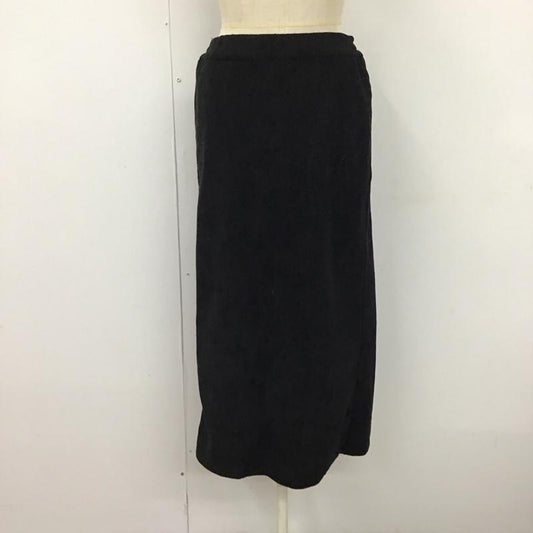 アデイインザライフ ユナイテッドアローズ A day in the life UNITED ARROWS スカート ロングスカート 6424-699-0136 コーデュロイ M 無地 黒 / ブラック /  レディース USED 古着 中古 10120303