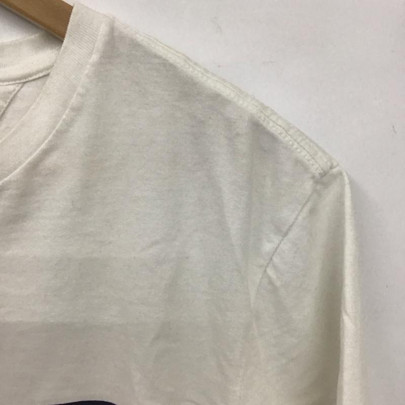 トミーヒルフィガー TOMMY HILFIGER Tシャツ 半袖 半袖カットソー プリントTシャツ クルーネックカットソー M ロゴ、文字 白 / ホワイト /  メンズ USED 古着 中古 10130890