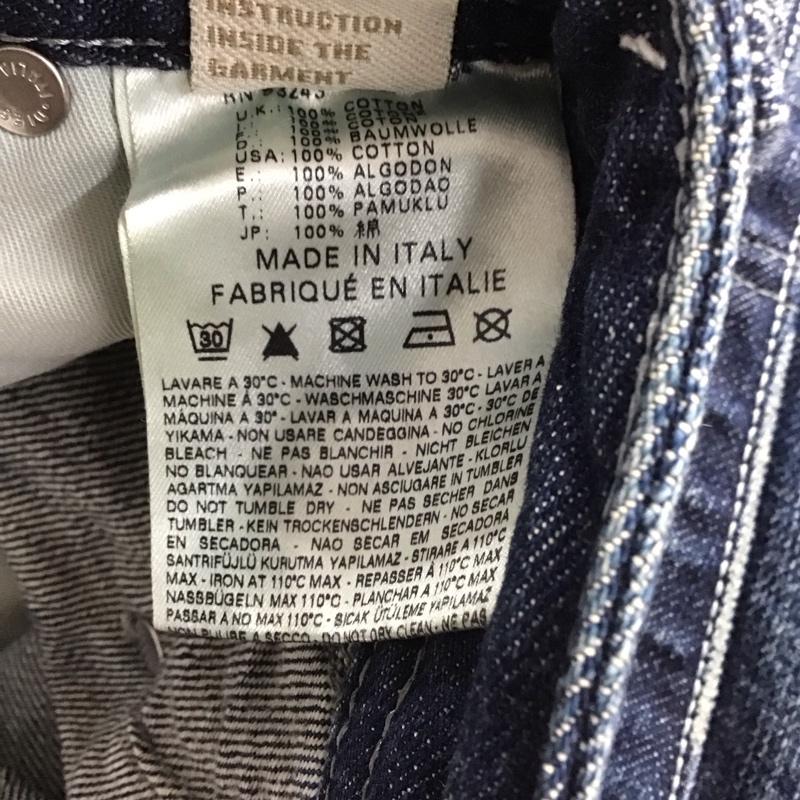 ディーゼル DIESEL パンツ デニム、ジーンズ デニムパンツ スリムパンツ カジュアルパンツ 31インチ ロゴ、文字 インディゴ / インディゴ /  メンズ USED 古着 中古 10147492