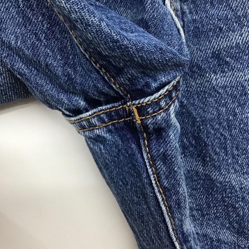 アズールバイマウジー AZUL BY MOUSSY パンツ デニム、ジーンズ 250CAH11-308G PATCHWORK DENIM STRAIGHT S 無地 青 / ブルー /  レディース USED 古着 中古 10119385