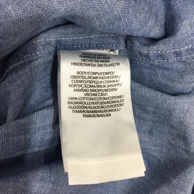 ポロラルフローレン POLO RALPH LAUREN シャツ、ブラウス 長袖 ボタンダウンシャツ L 無地 水色 / ライトブルー /  メンズ USED 古着 中古 10110632